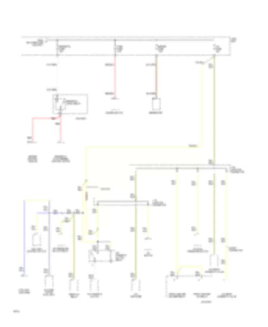 2 4L SC Power Distribution Wiring Diagram 6 of 6 for Toyota Previa DX 1994