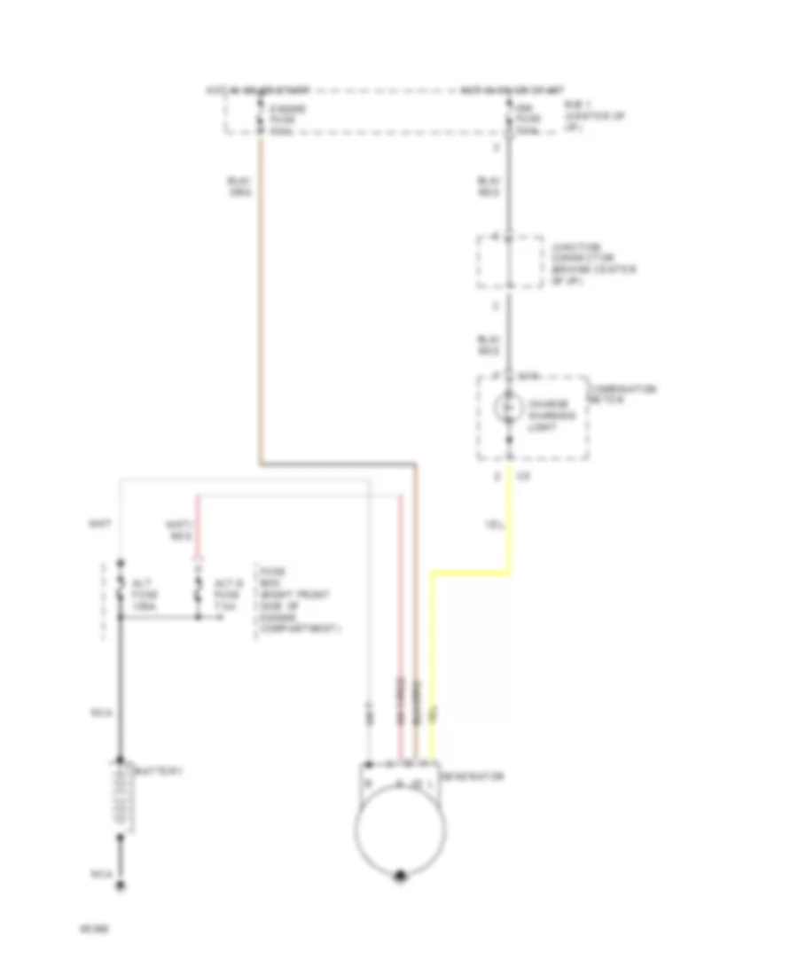 2 4L SC Charging Wiring Diagram for Toyota Previa DX 1994