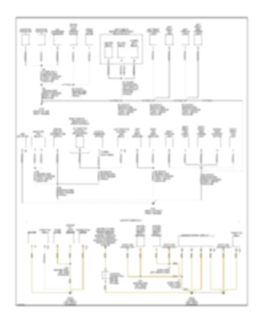 Ground Distribution Wiring Diagram 1 of 3 for Toyota Supra 1998