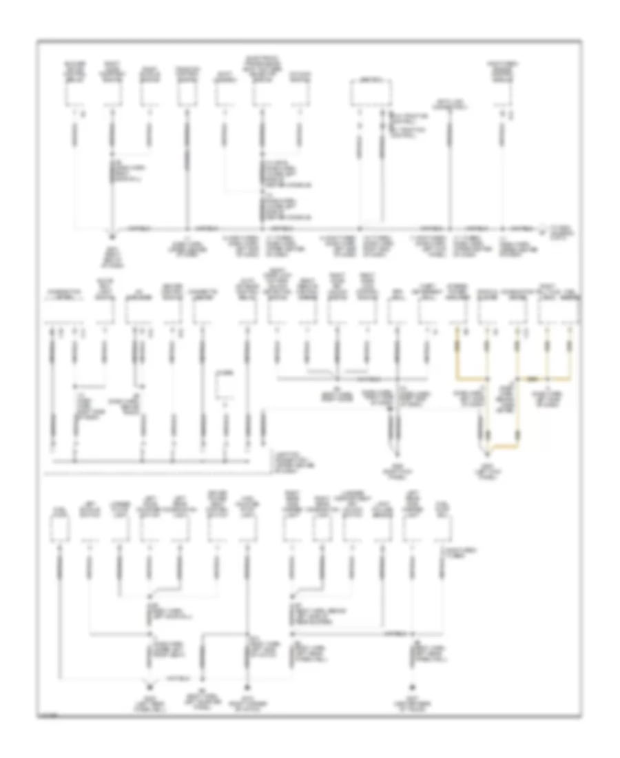 Ground Distribution Wiring Diagram 3 of 3 for Toyota Supra 1998