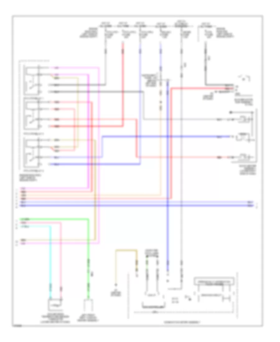 Automatic AC Wiring Diagram (2 of 3) for Toyota Prius C 2013