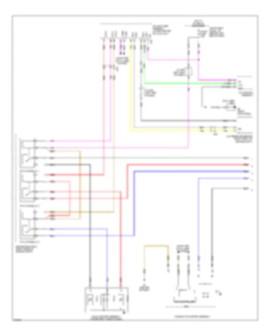 Cooling Fan Wiring Diagram 1 of 2 for Toyota Prius C 2013