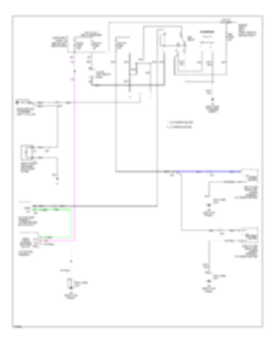 Defoggers Wiring Diagram for Toyota Prius C 2013