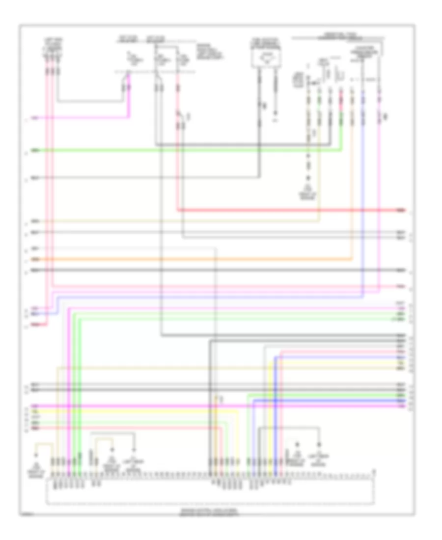 1.5L, Engine Controls Wiring Diagram (2 of 6) for Toyota Prius C 2013