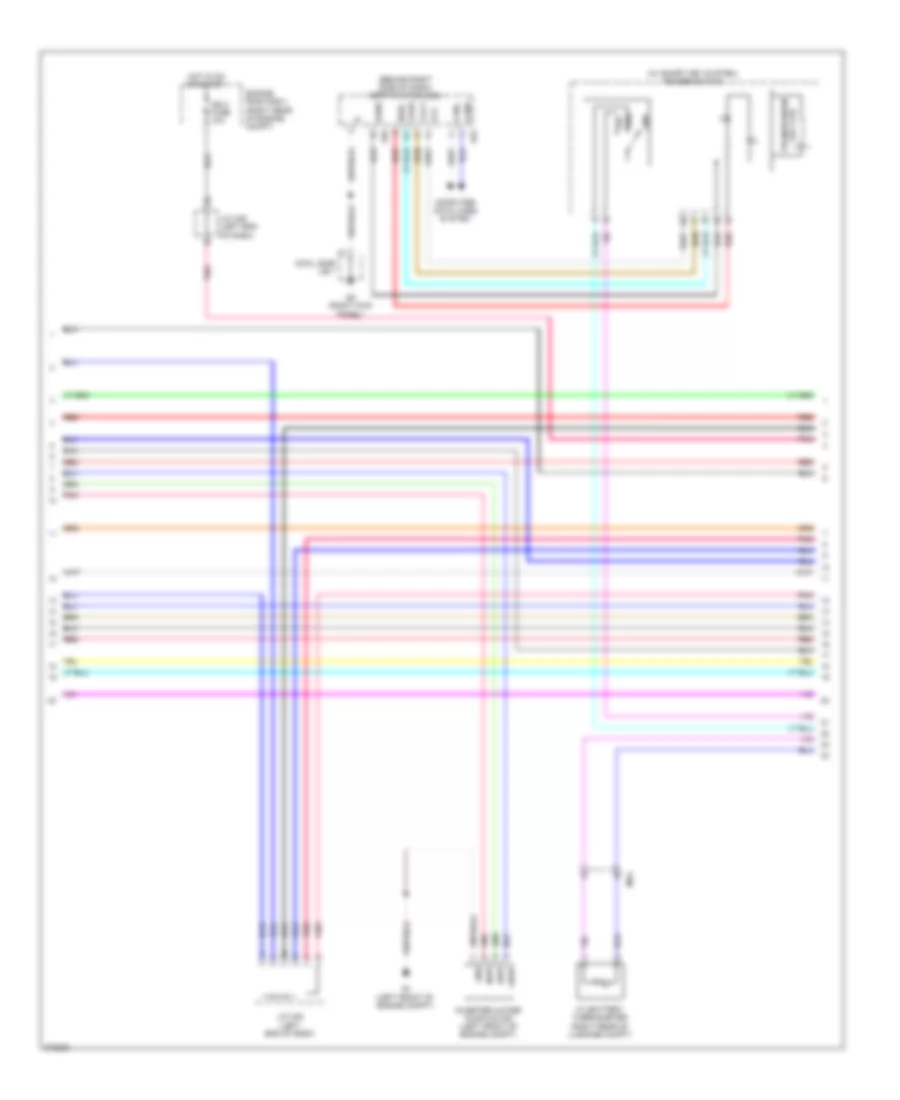 1.5L, Hybrid System Wiring Diagram (2 of 6) for Toyota Prius C 2013