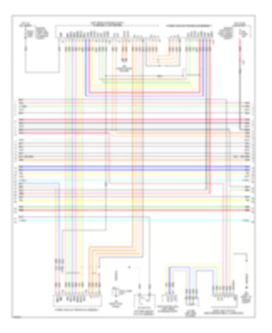 1.5L, Hybrid System Wiring Diagram (4 of 6) for Toyota Prius C 2013