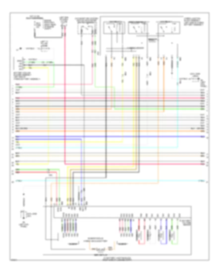 1.5L, Hybrid System Wiring Diagram (5 of 6) for Toyota Prius C 2013