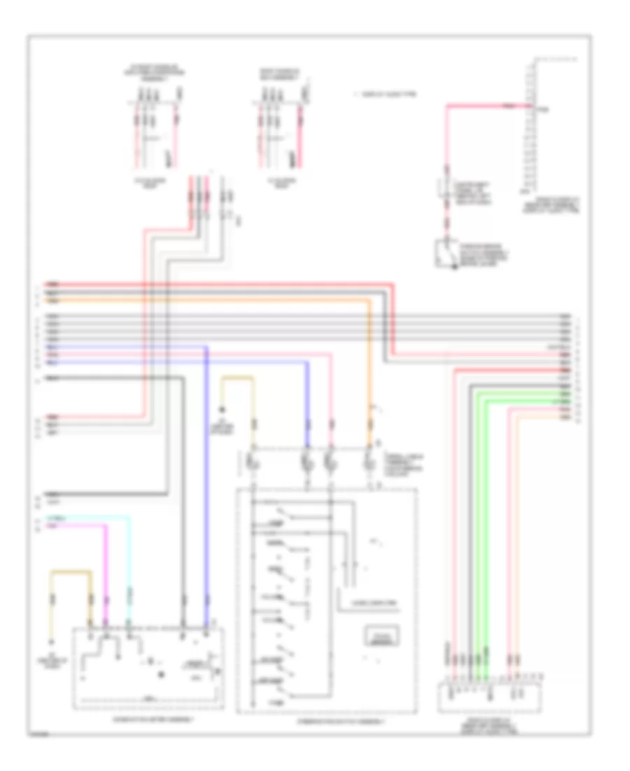 Navigation Wiring Diagram (2 of 3) for Toyota Prius C 2013