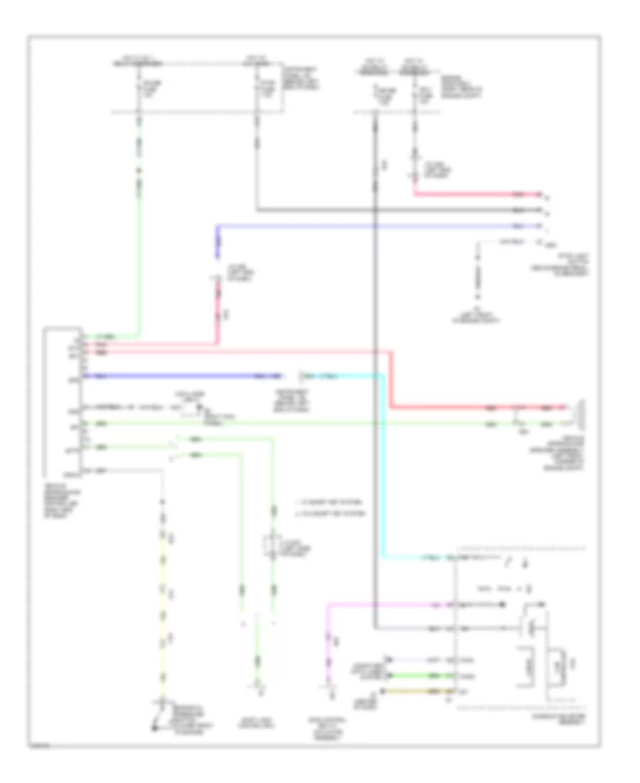 Vehicle Proximity Notification Wiring Diagram for Toyota Prius C 2013
