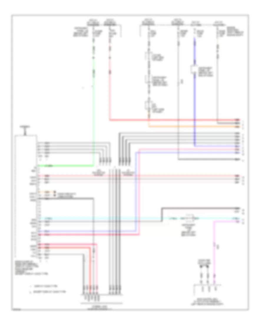 Radio Wiring Diagram 1 of 3 for Toyota Prius C 2013