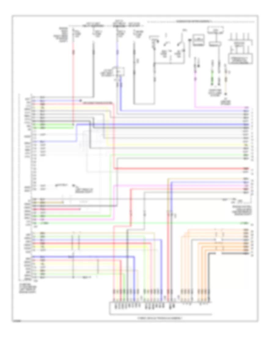 Transmission Wiring Diagram 1 of 2 for Toyota Prius C 2013