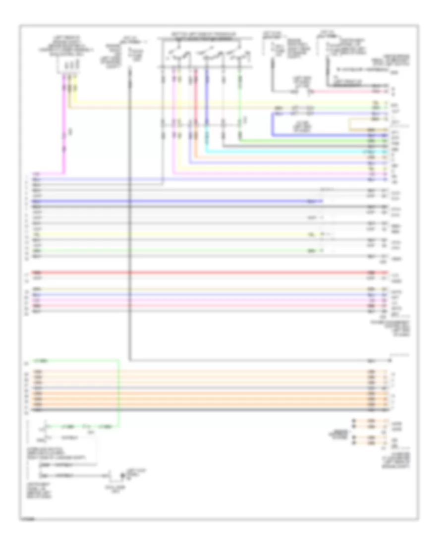 Transmission Wiring Diagram (2 of 2) for Toyota Prius C 2013