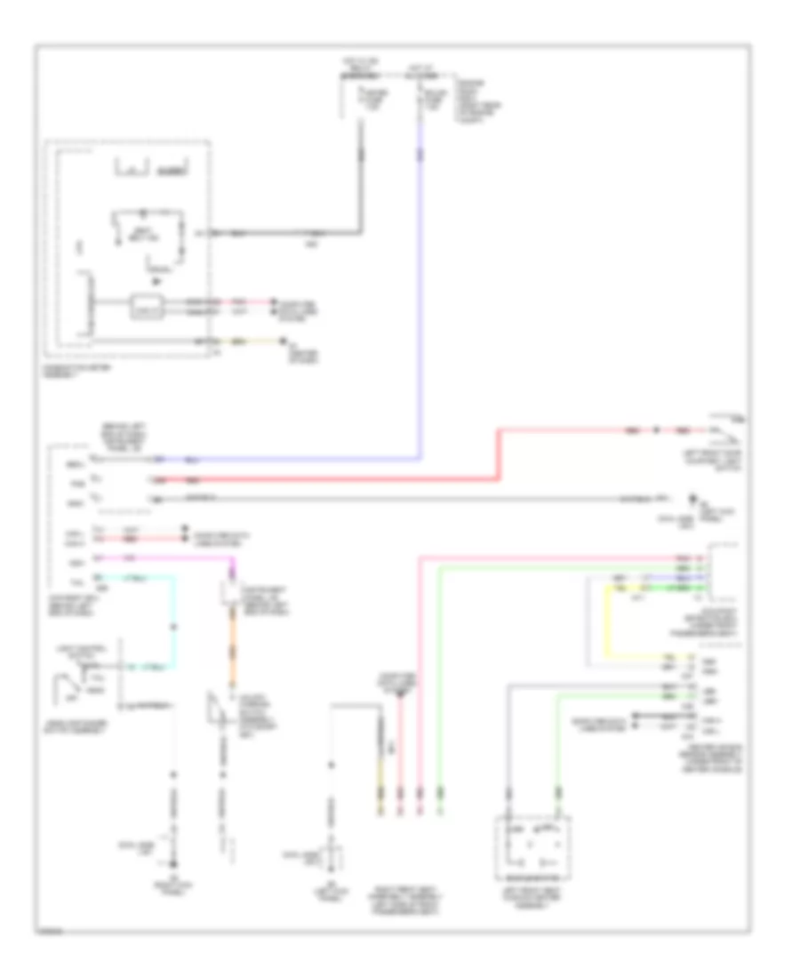 Chime Wiring Diagram for Toyota Prius C 2013