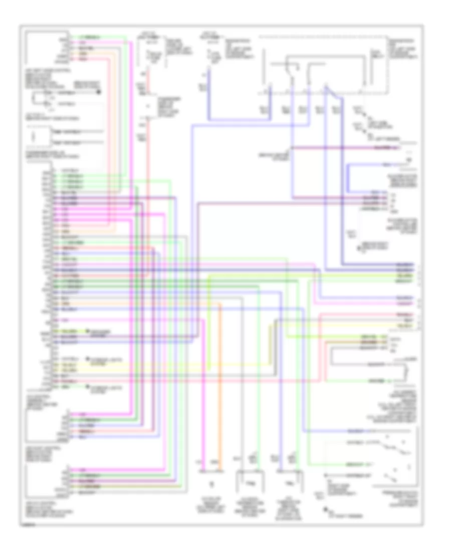 Automatic A C Wiring Diagram 1 of 2 for Toyota Camry Solara SLE 2005
