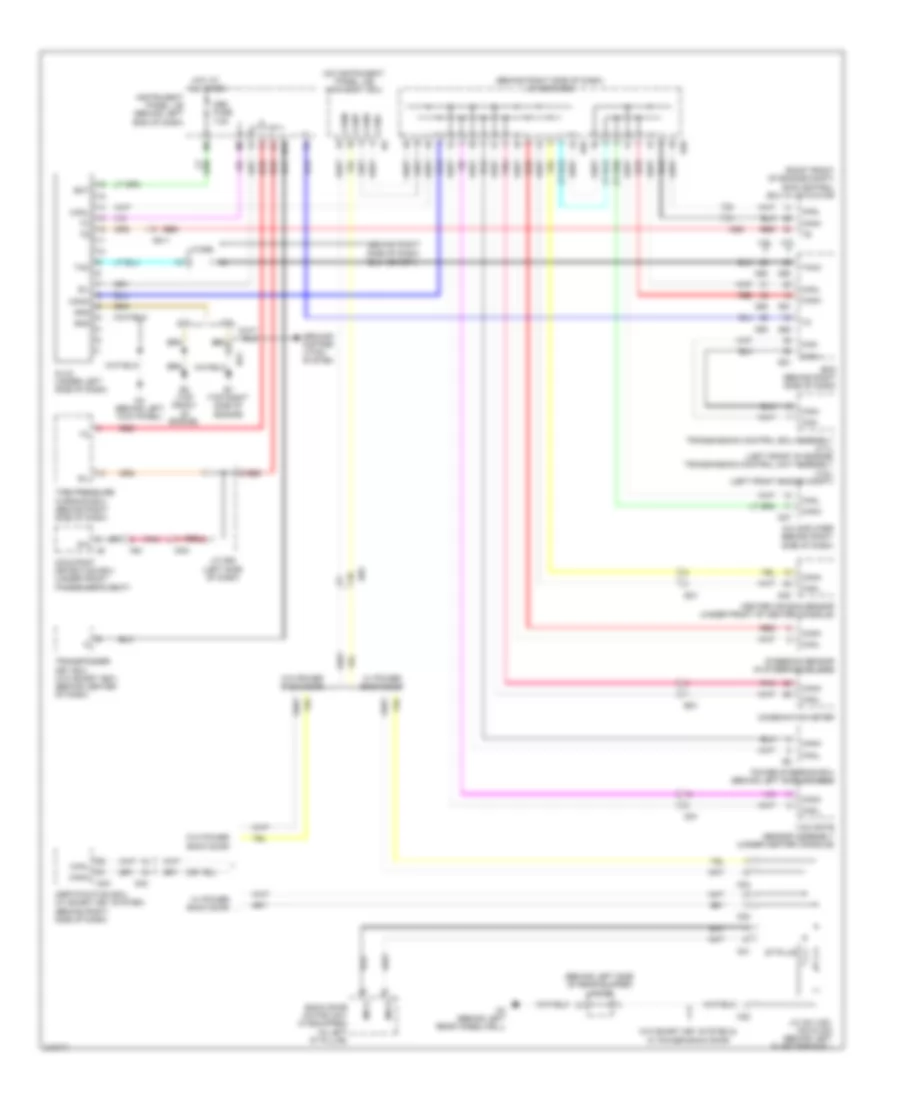 Computer Data Lines Wiring Diagram Except Hybrid for Toyota Highlander Limited 2011