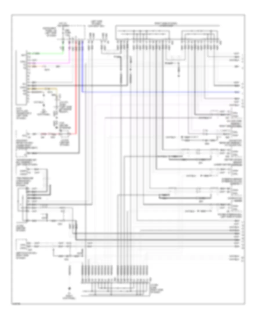 Computer Data Lines Wiring Diagram Hybrid 1 of 2 for Toyota Highlander Limited 2011