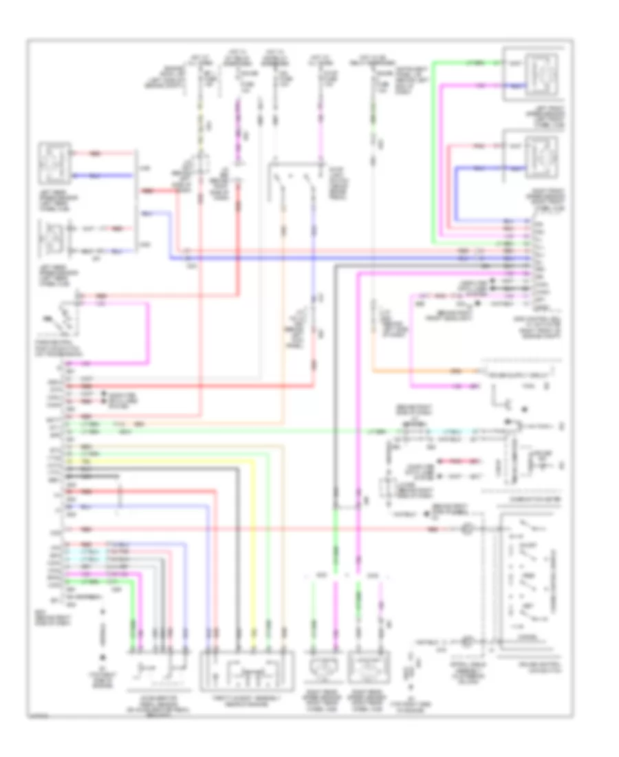 3.5L, Cruise Control Wiring Diagram, Except Hybrid for Toyota Highlander Limited 2011