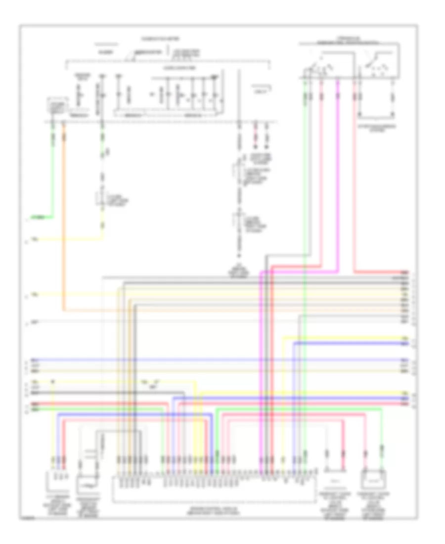 3.5L, Engine Performance Wiring Diagram (3 of 6) for Toyota Highlander Limited 2011