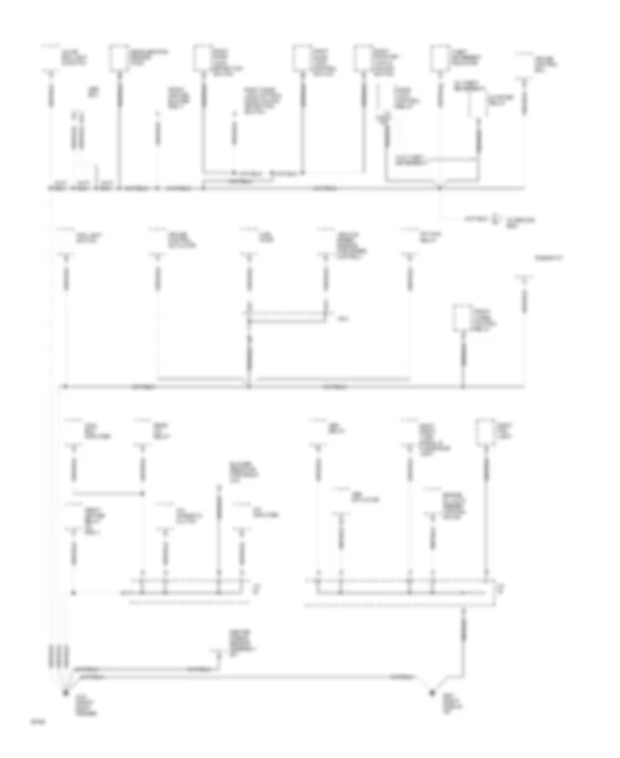 2 4L SC Ground Distribution Wiring Diagram 1 of 3 for Toyota Previa LE 1994