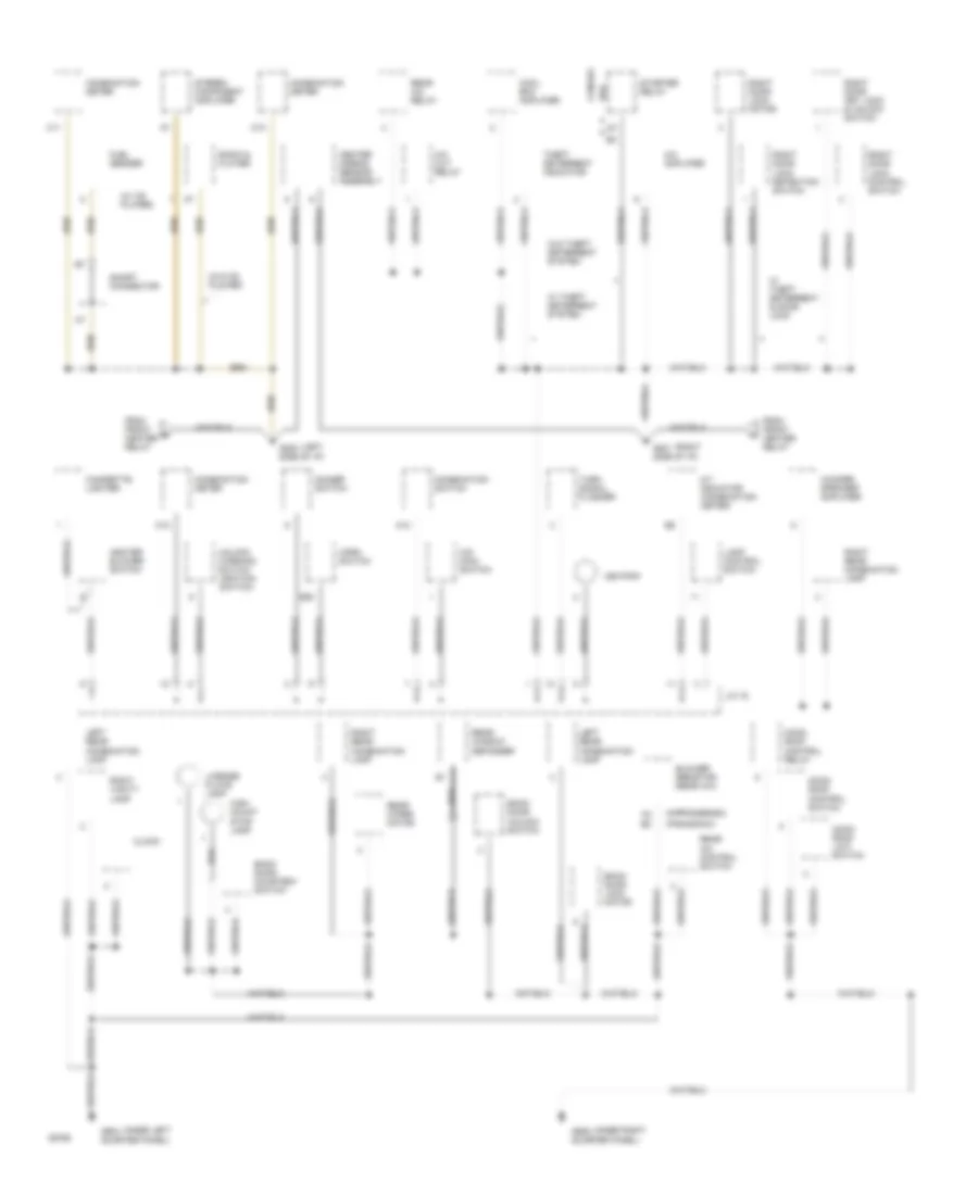 2 4L Ground Distribution Wiring Diagram 2 of 2 for Toyota Previa LE 1994