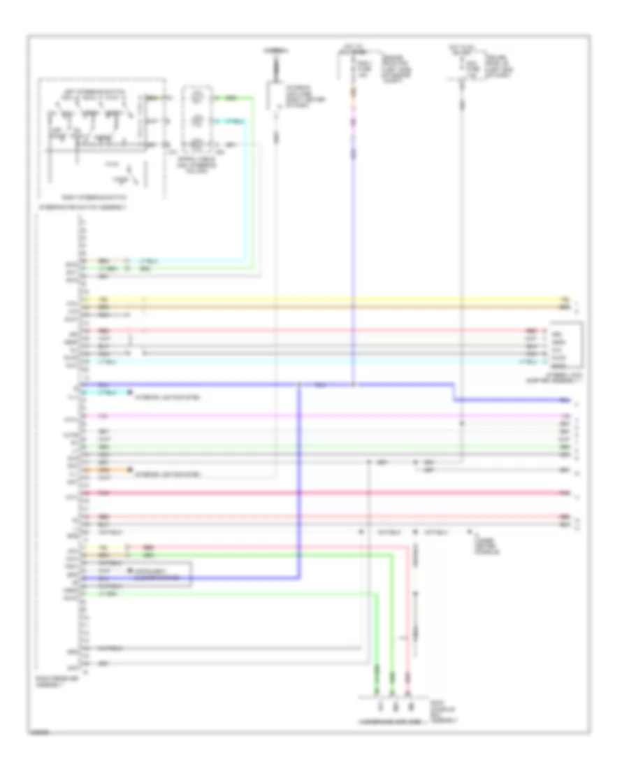 Radio Wiring Diagram without Navigation with Separate Amplifier 1 of 3 for Toyota Sequoia SR5 2009