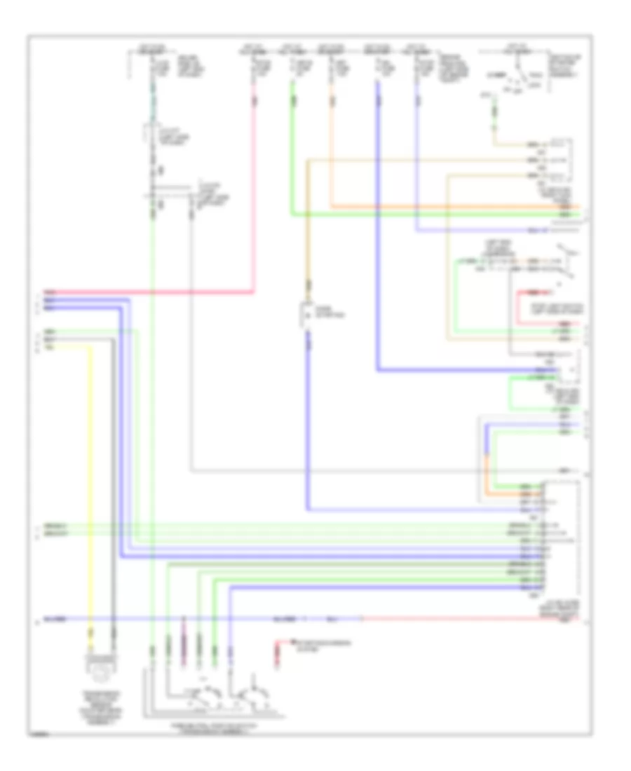 5.7L, AT Wiring Diagram (2 of 3) for Toyota Sequoia SR5 2009