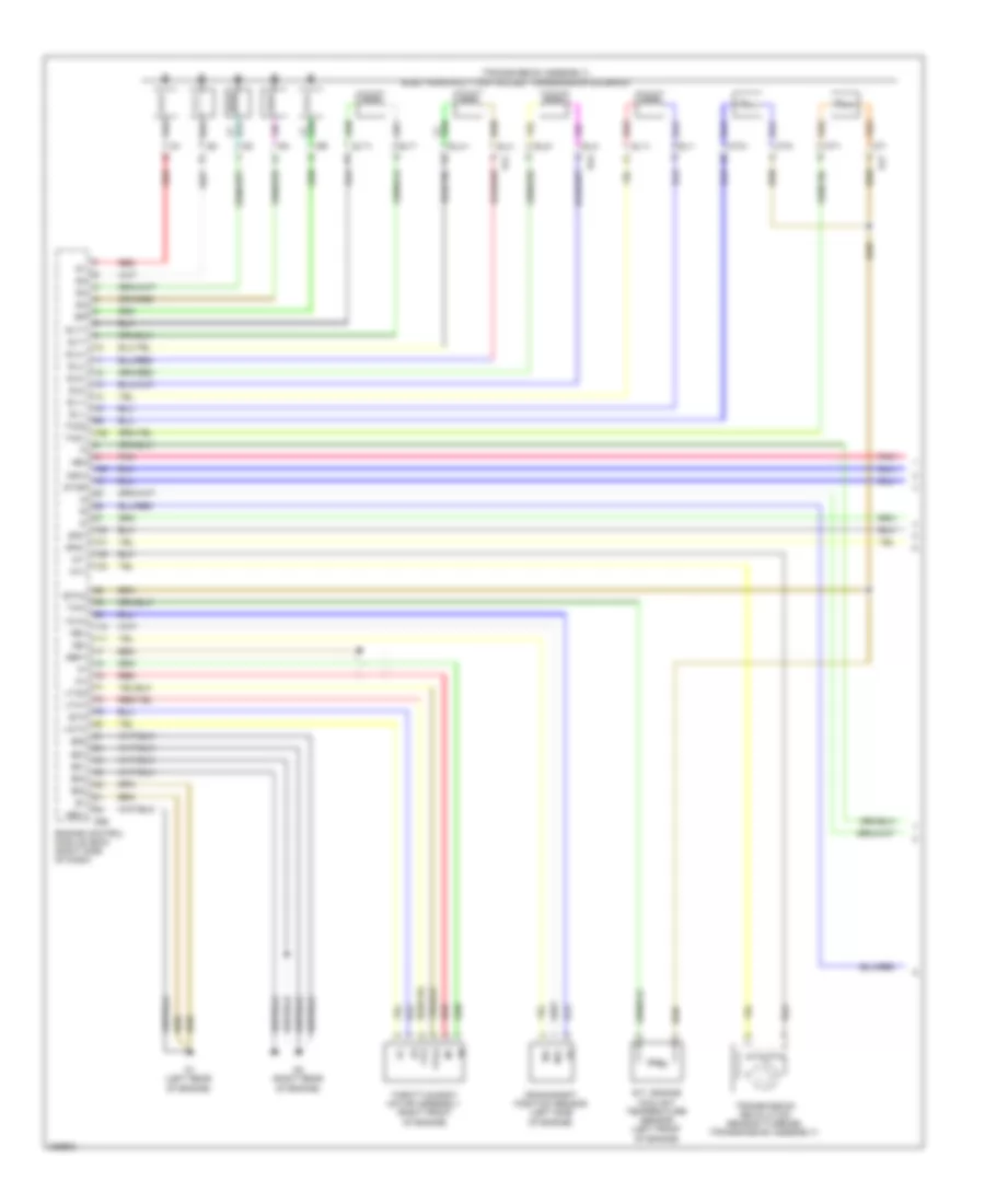 5.7L Flex Fuel, AT Wiring Diagram (1 of 3) for Toyota Sequoia SR5 2009