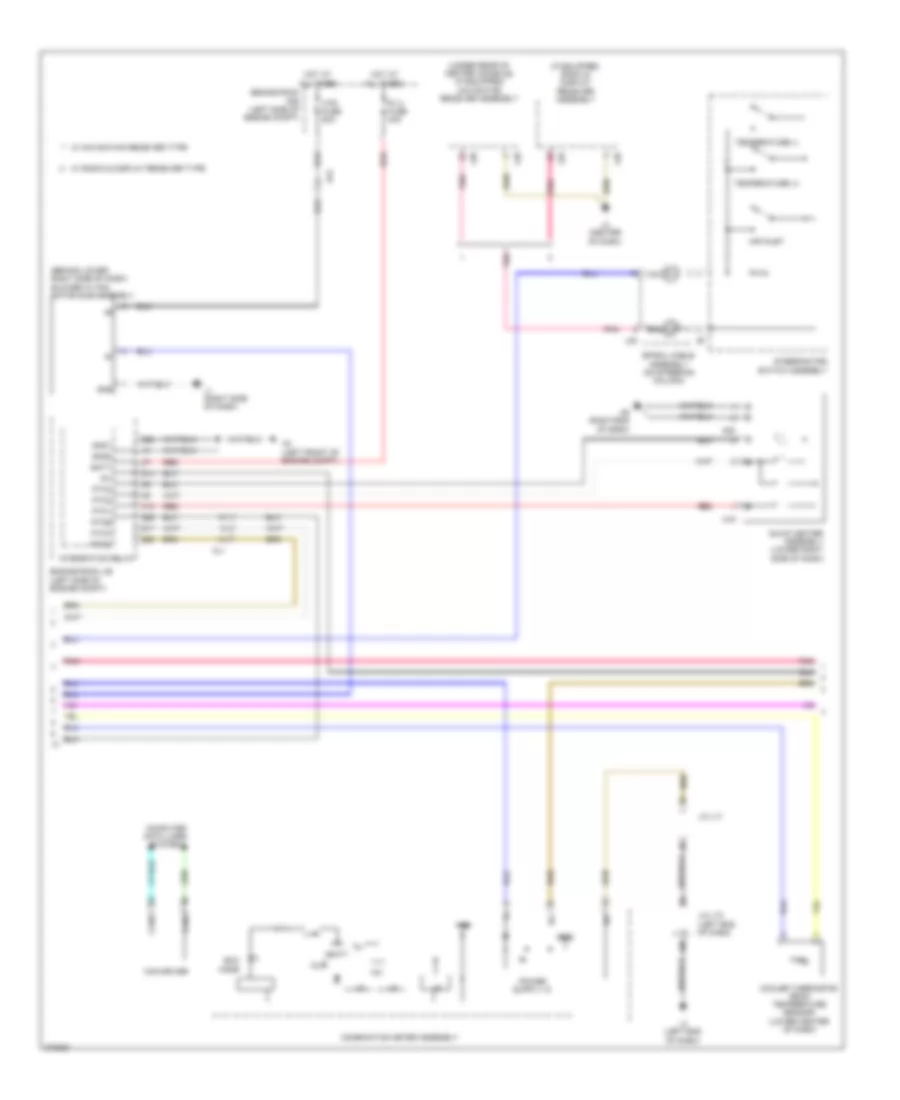 Automatic AC Wiring Diagram (2 of 3) for Toyota Prius V 2013