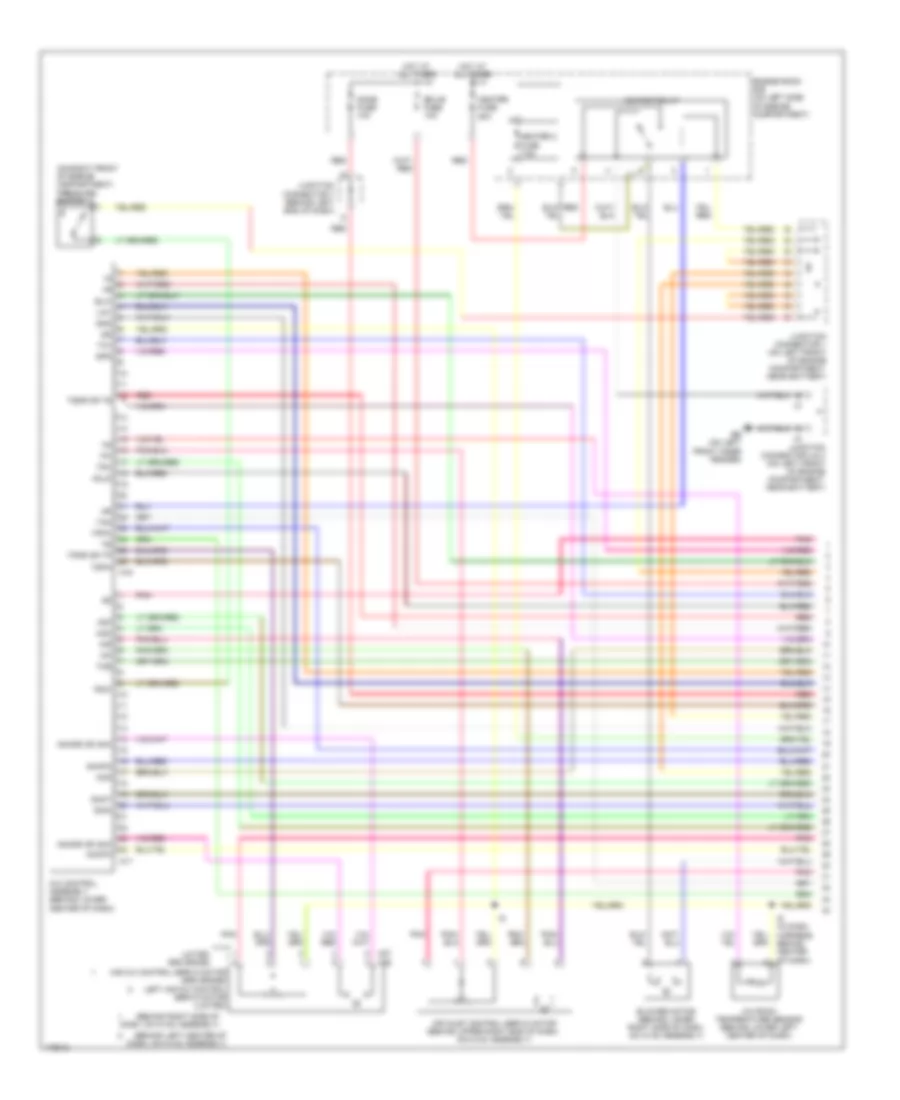 Automatic AC Wiring Diagram (1 of 3) for Toyota 4Runner SR5 2003