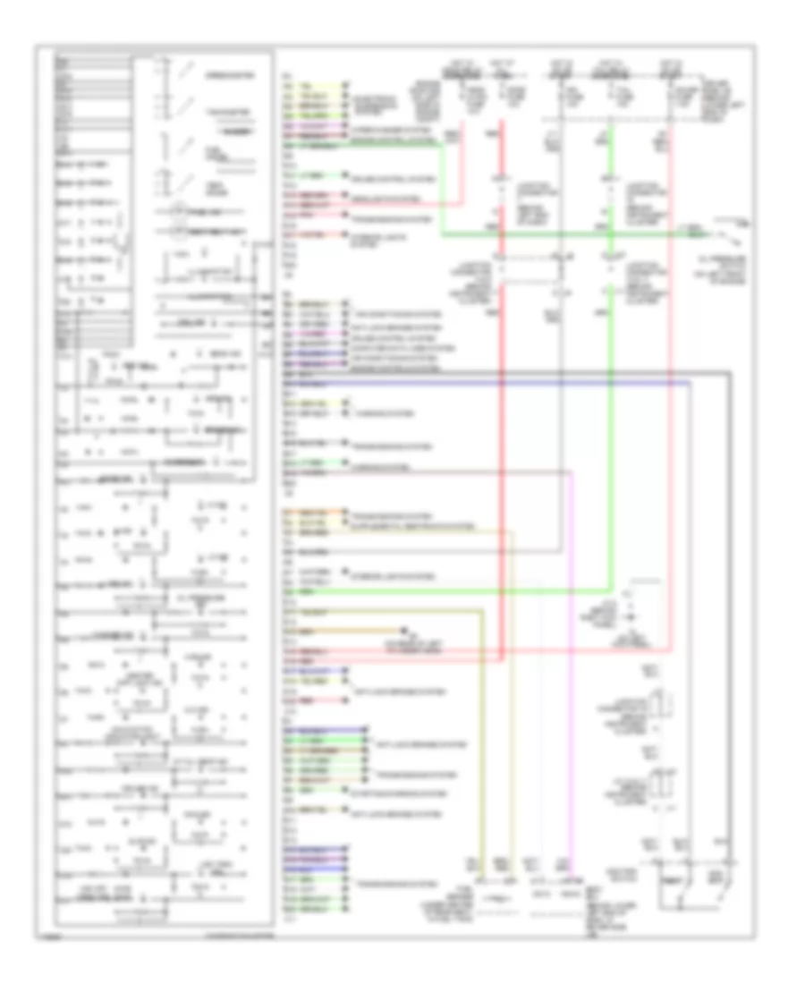 Instrument Cluster Wiring Diagram for Toyota 4Runner SR5 2003