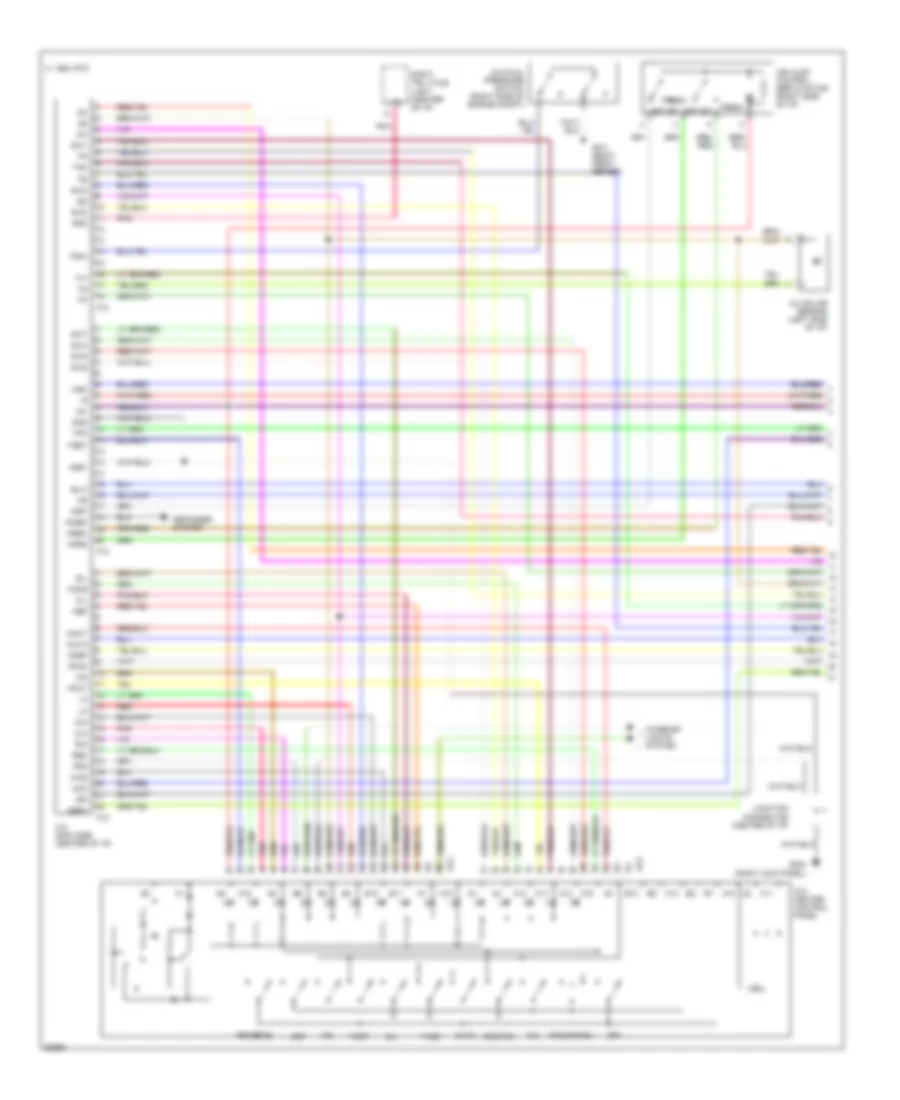 A C Wiring Diagram 1 of 2 for Toyota Supra 1994