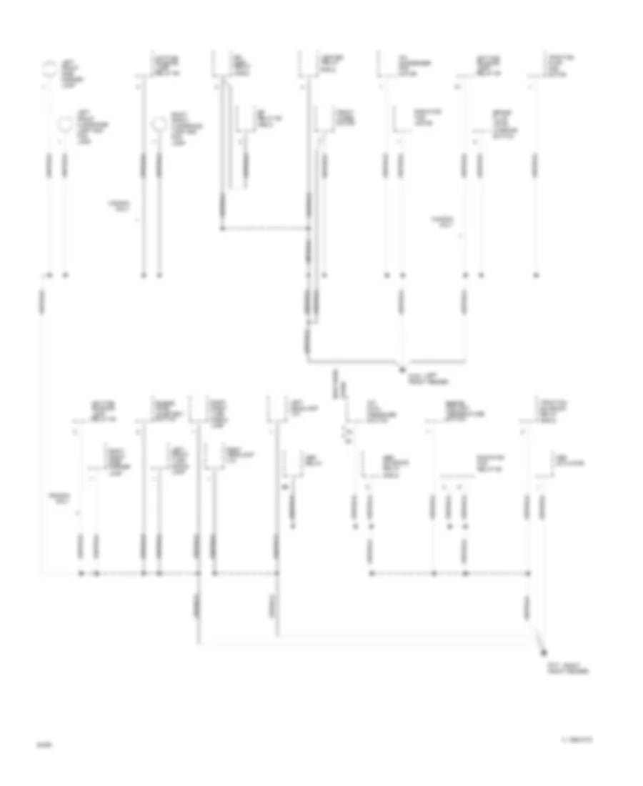 Ground Distribution Wiring Diagram 1 of 4 for Toyota Supra 1994