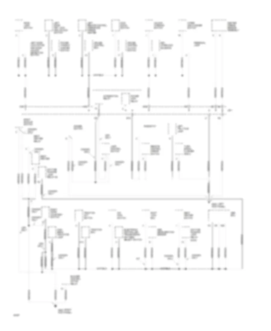 Ground Distribution Wiring Diagram 3 of 4 for Toyota Supra 1994