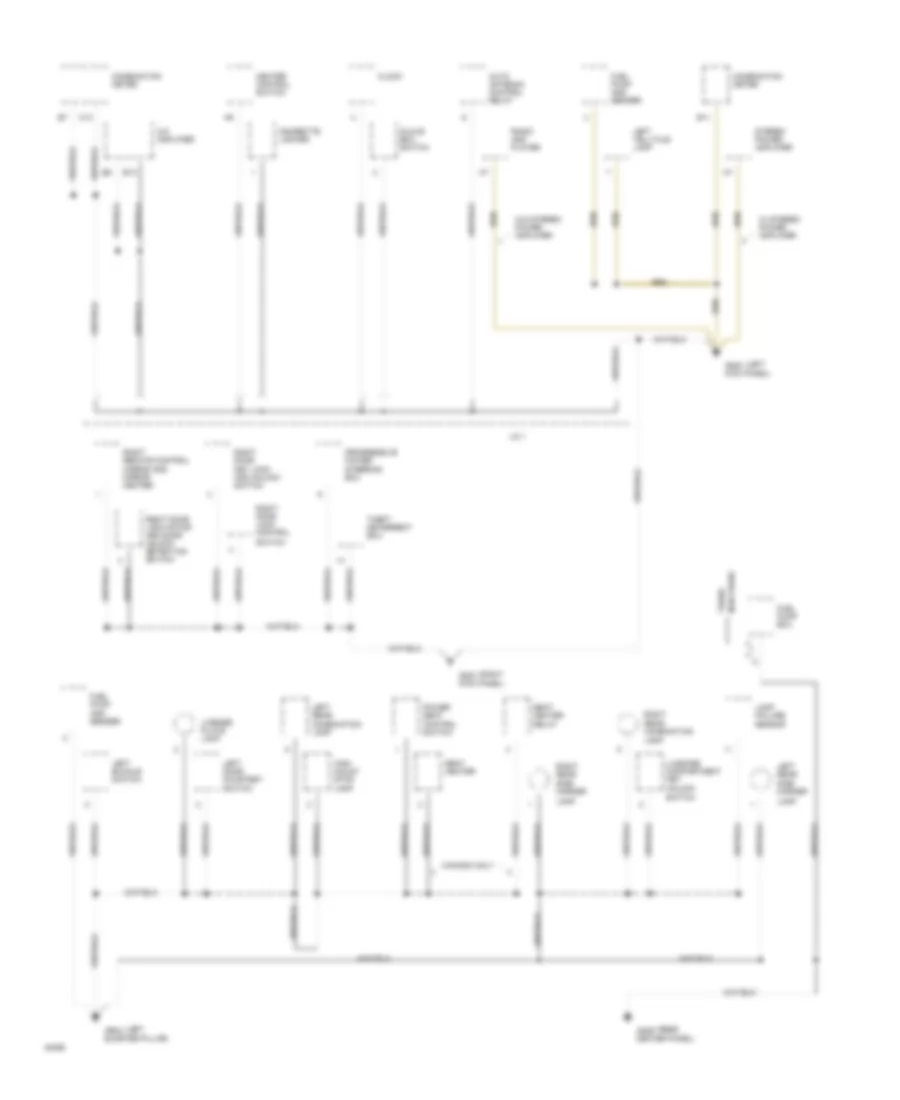 Ground Distribution Wiring Diagram 4 of 4 for Toyota Supra 1994