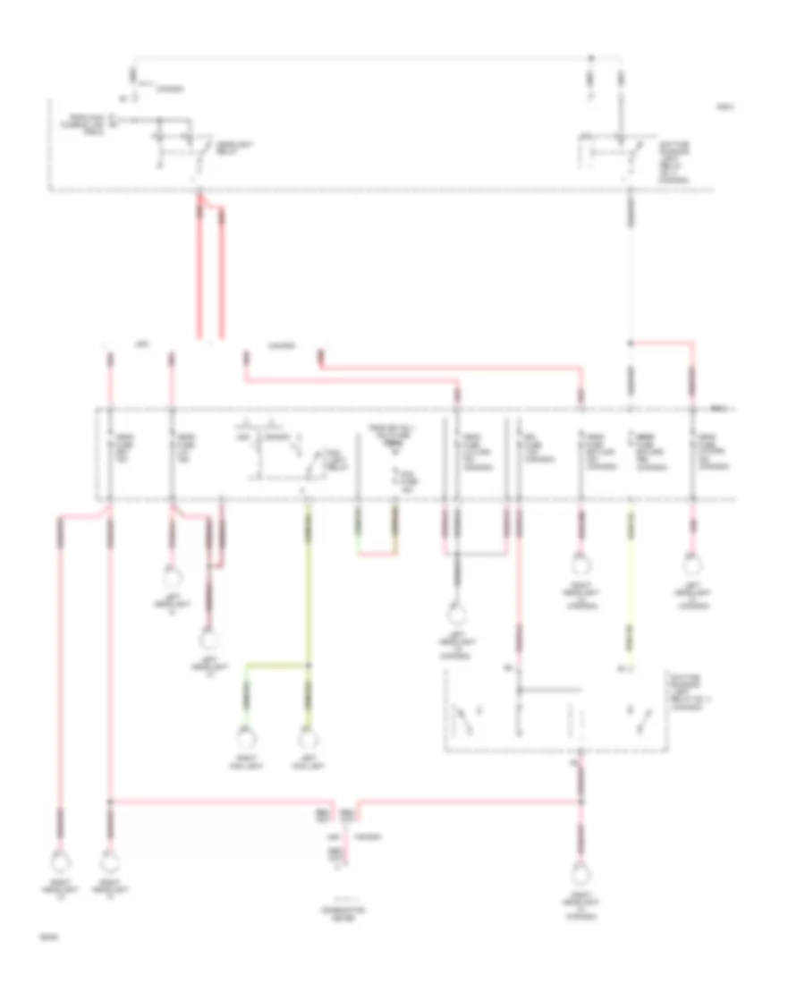 Power Distribution Wiring Diagram 2 of 7 for Toyota Supra 1994