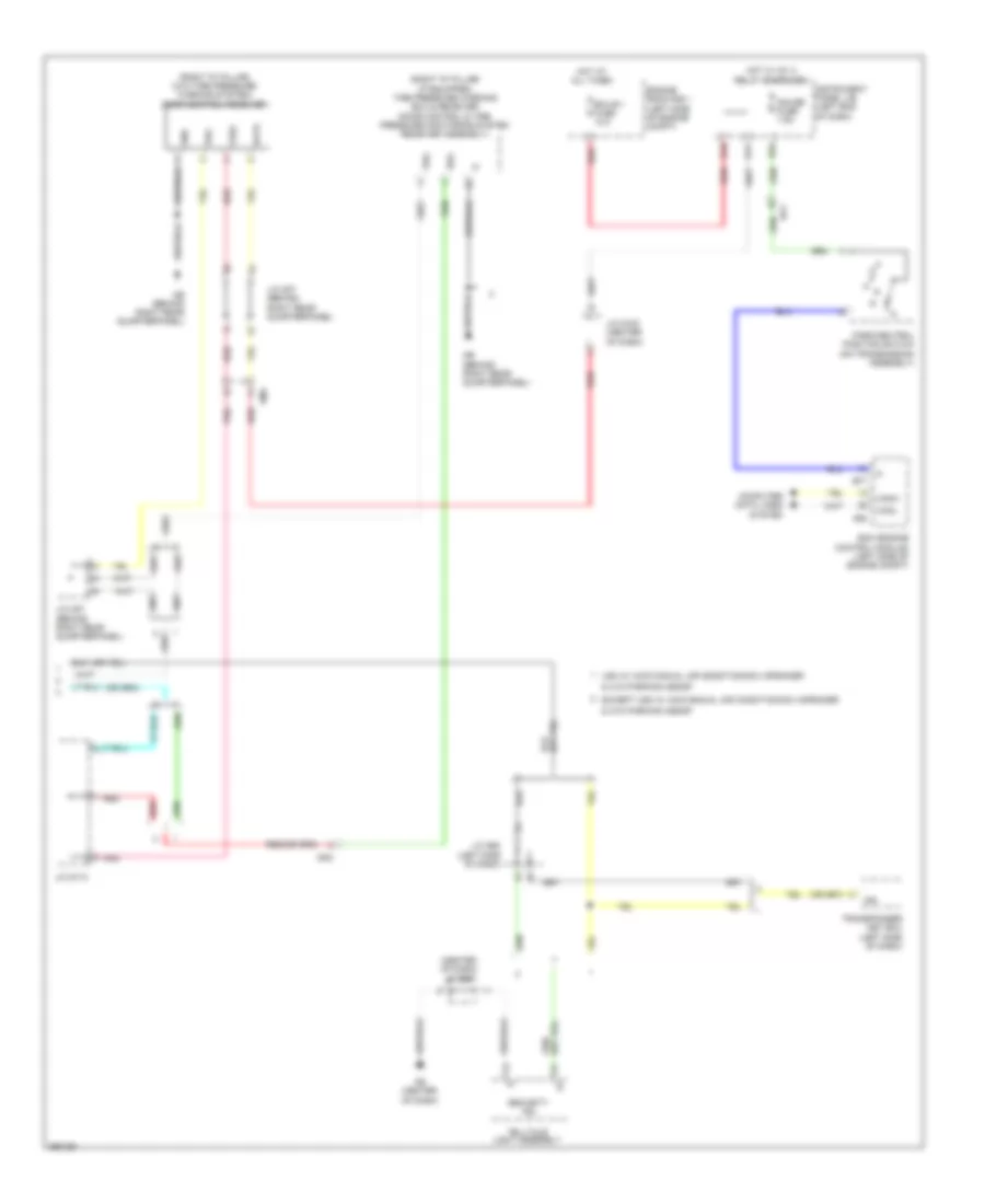 Power Door Locks Wiring Diagram, Except EV without Smart Key System (4 of 4) for Toyota RAV4 EV 2013