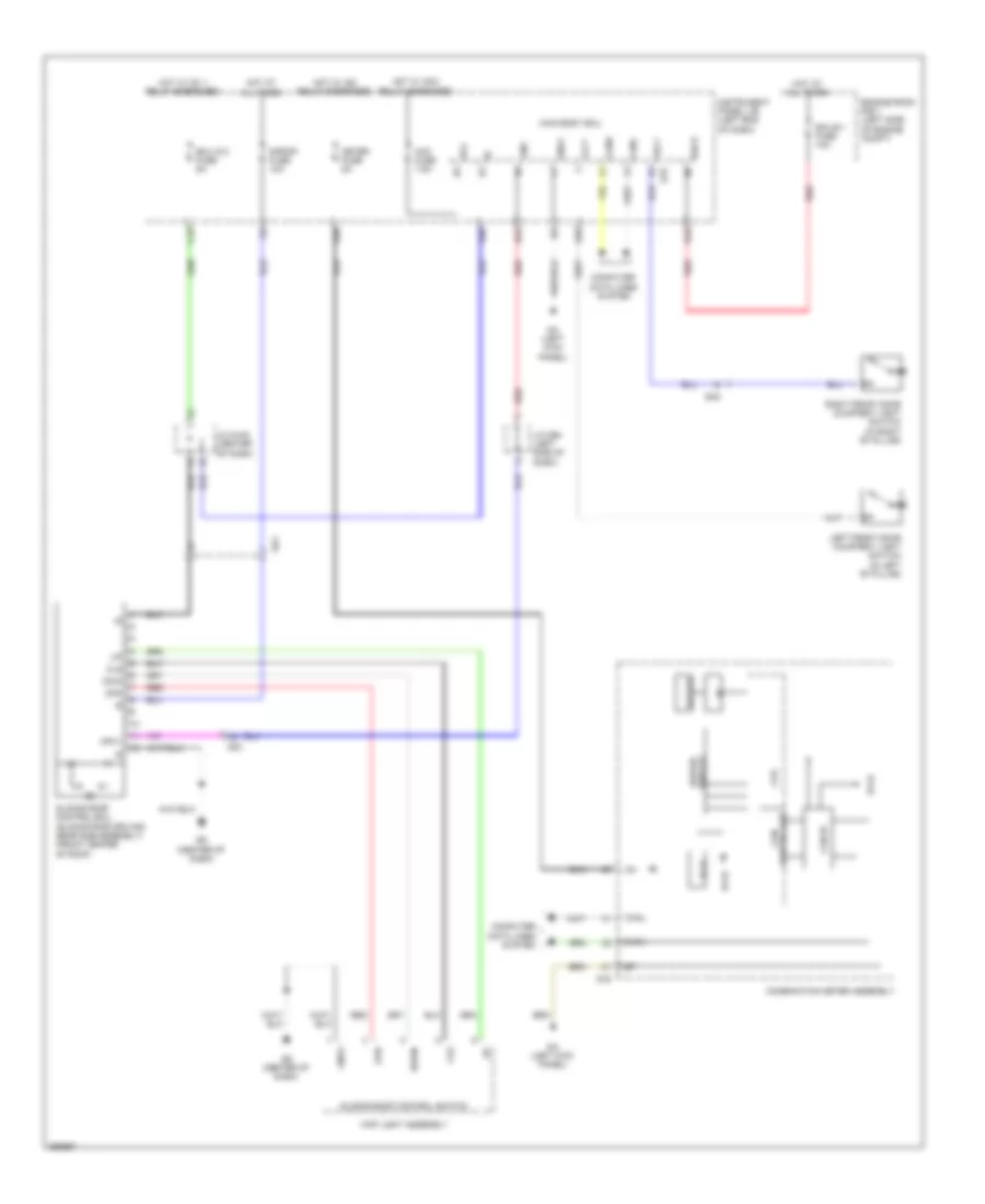 Power TopSunroof Wiring Diagram for Toyota RAV4 EV 2013