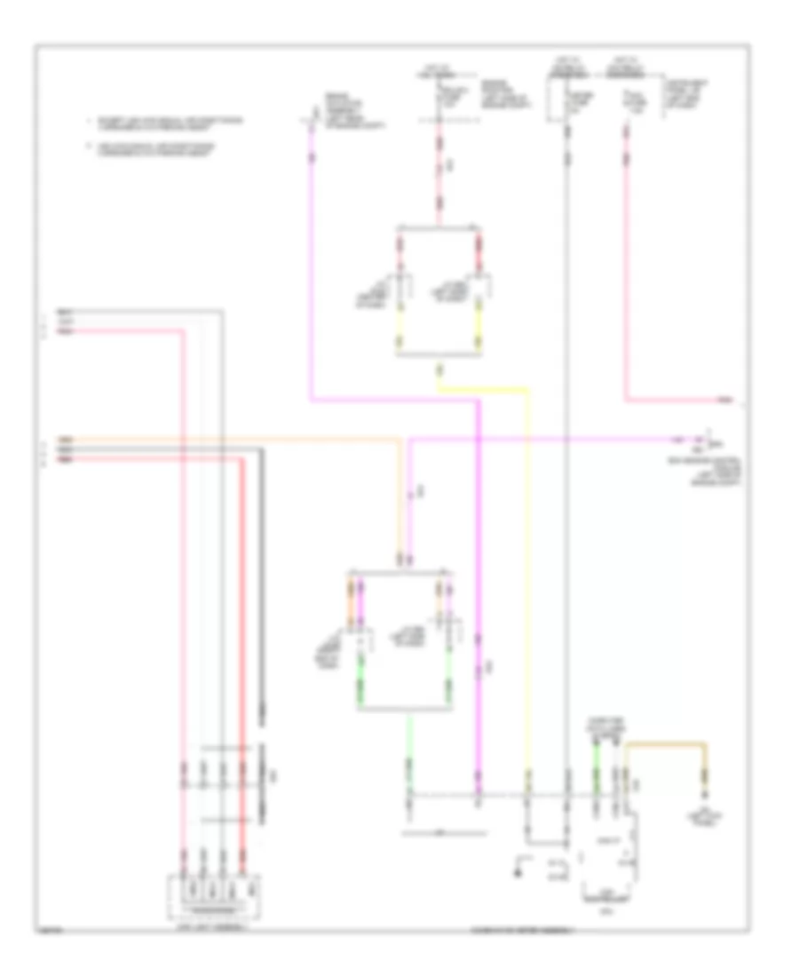 Radio Wiring Diagram Except EV with Built in Amplifier without Multi Media Module 2 of 3 for Toyota RAV4 EV 2013