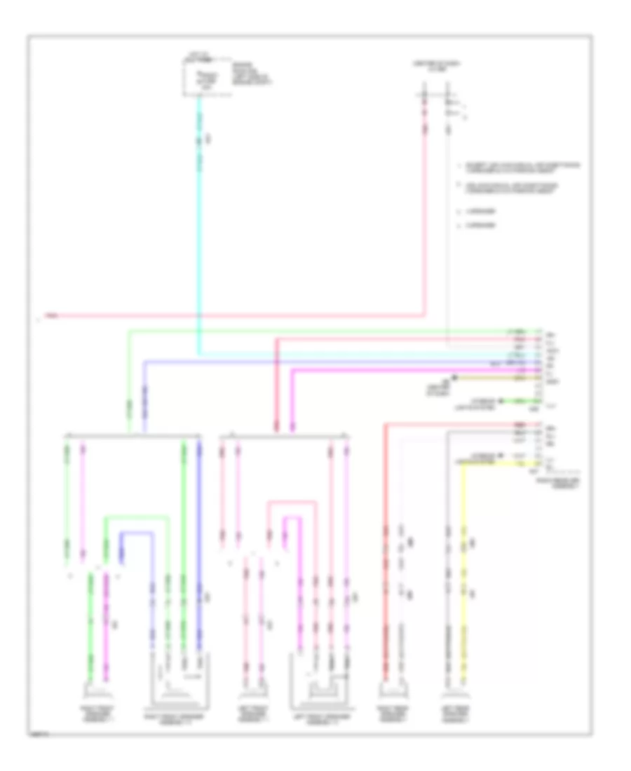 Radio Wiring Diagram Except EV with Built in Amplifier without Multi Media Module 3 of 3 for Toyota RAV4 EV 2013