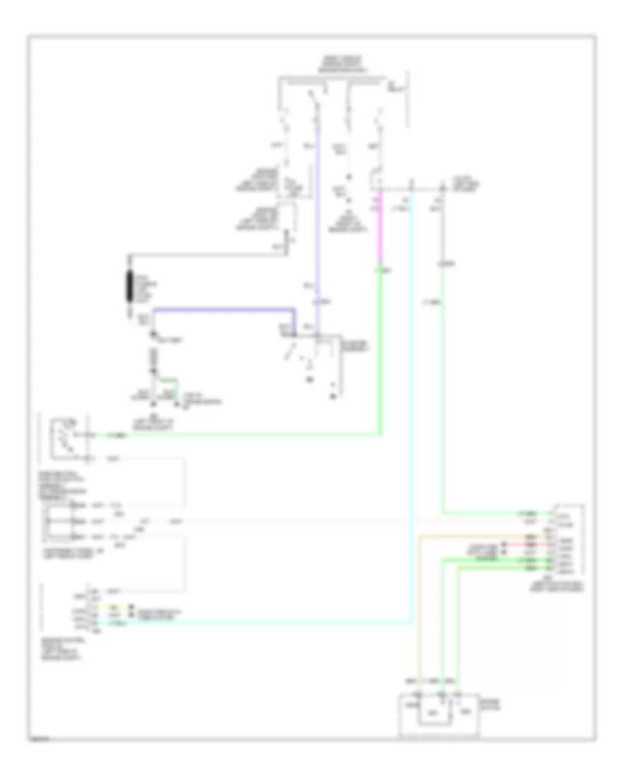 2.5L, Starting Wiring Diagram, with Smart Key System for Toyota RAV4 EV 2013
