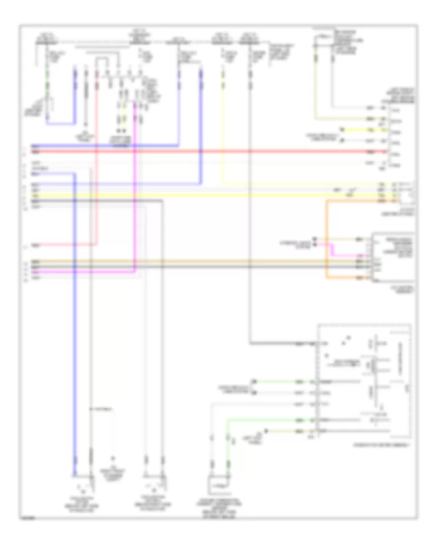 2.5L, Automatic AC Wiring Diagram (3 of 3) for Toyota RAV4 EV 2013