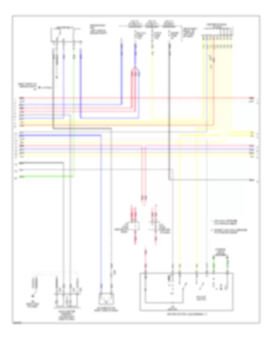 2.5L, Manual AC Wiring Diagram (3 of 4) for Toyota RAV4 EV 2013