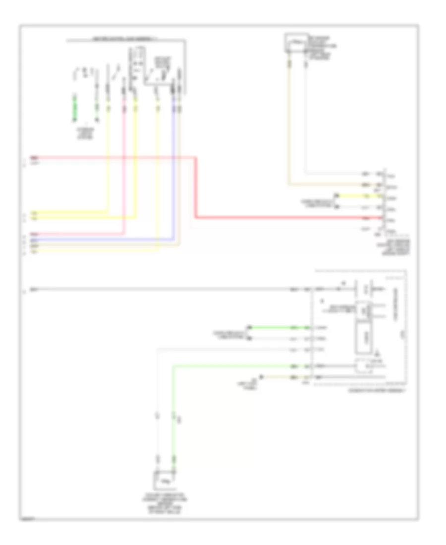 2.5L, Manual AC Wiring Diagram (4 of 4) for Toyota RAV4 EV 2013
