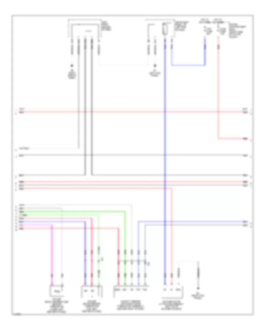 EV, Automatic AC Wiring Diagram (2 of 5) for Toyota RAV4 EV 2013