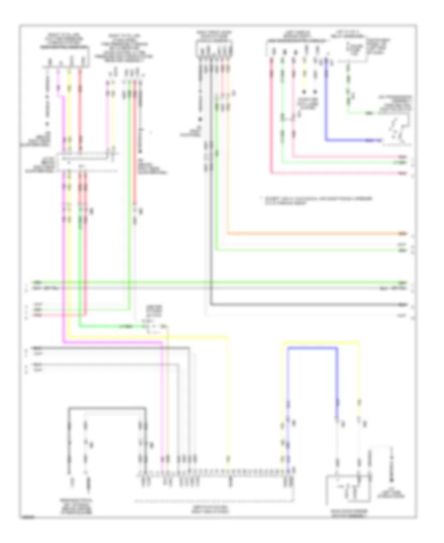 Forced Entry Wiring Diagram, Except EV with Smart Key System (4 of 5) for Toyota RAV4 EV 2013