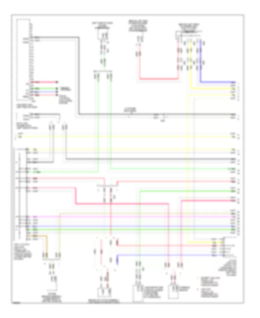 Body Control Modules Wiring Diagram Except EV 2 of 3 for Toyota RAV4 EV 2013