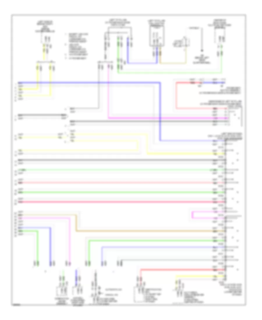 Body Control Modules Wiring Diagram Except EV 3 of 3 for Toyota RAV4 EV 2013