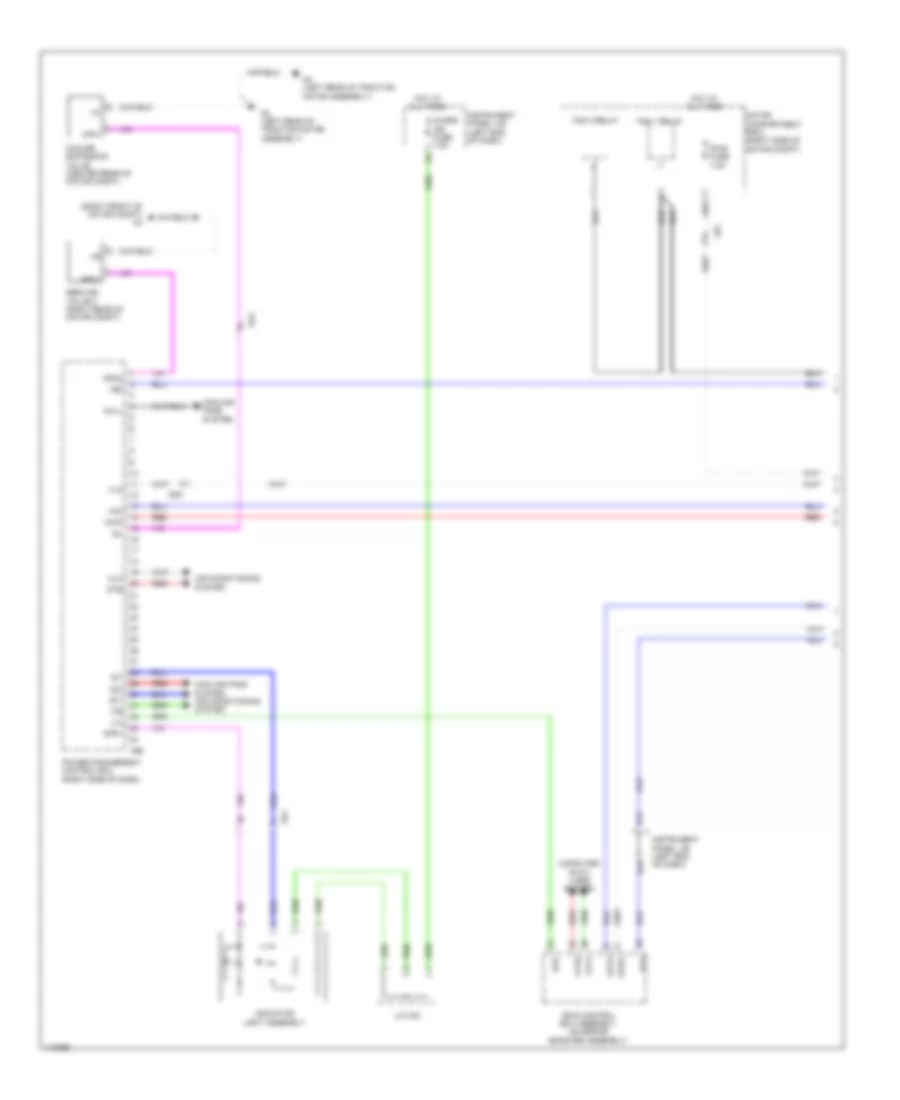 EV, Engine Performance Wiring Diagram (1 of 9) for Toyota RAV4 EV 2013