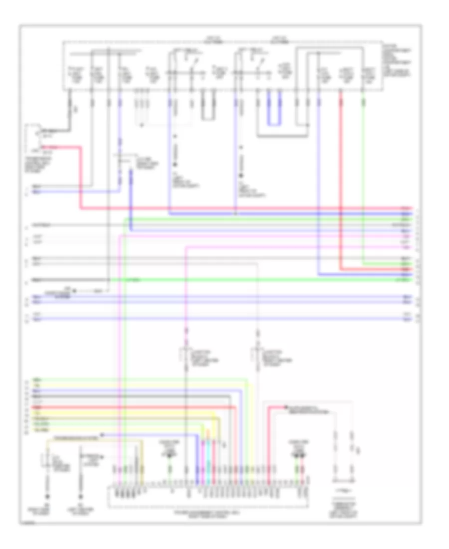 EV, Engine Performance Wiring Diagram (3 of 9) for Toyota RAV4 EV 2013