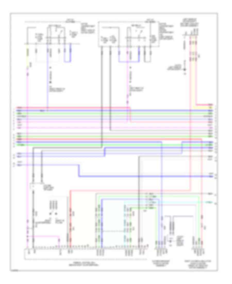 EV, Engine Performance Wiring Diagram (4 of 9) for Toyota RAV4 EV 2013
